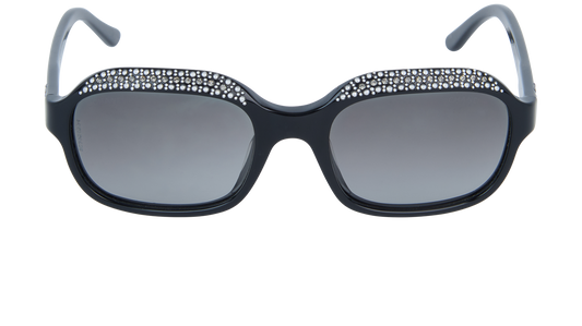 Vintage Chanel Sunglasses CH5133B 501111 49mm Black W Crystals/Grey Gradient Lens - image 2