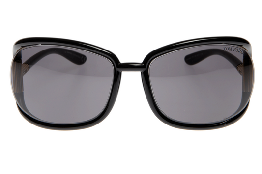 Tom Ford TF77-GENEVIEVE B5 62mm Sunglasses Black / Dark Grey Solid Lens - image 2