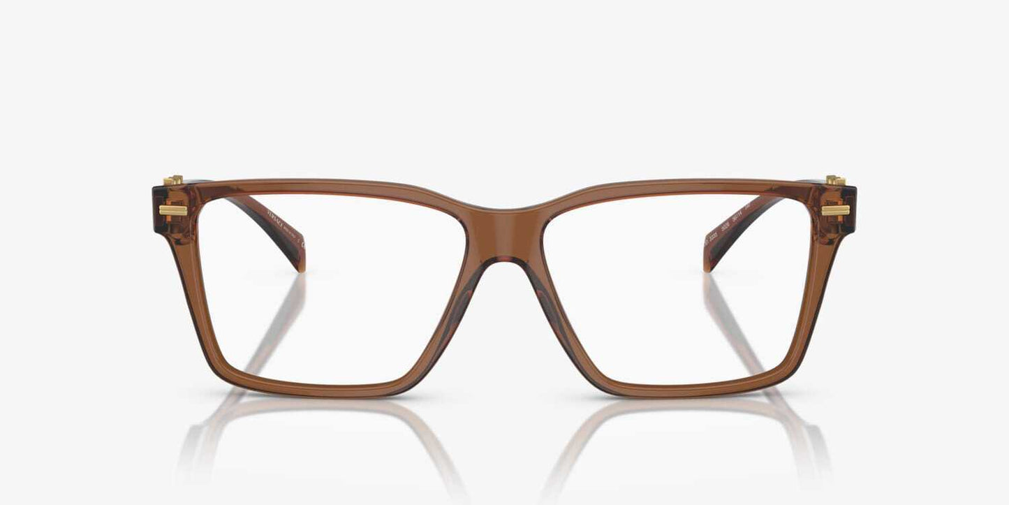 Versace Eyeglasses VE3335 5028 54mm Transparent Brown / Demo Lens