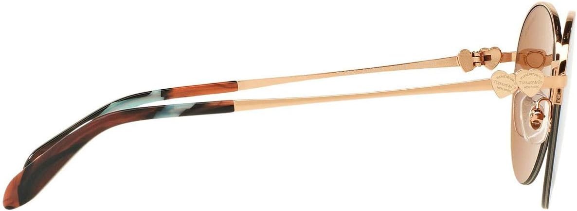 Tiffany &amp; Co Sunglasses TF3053 610964 56mm Rose Gold / Silver Mirror Lens