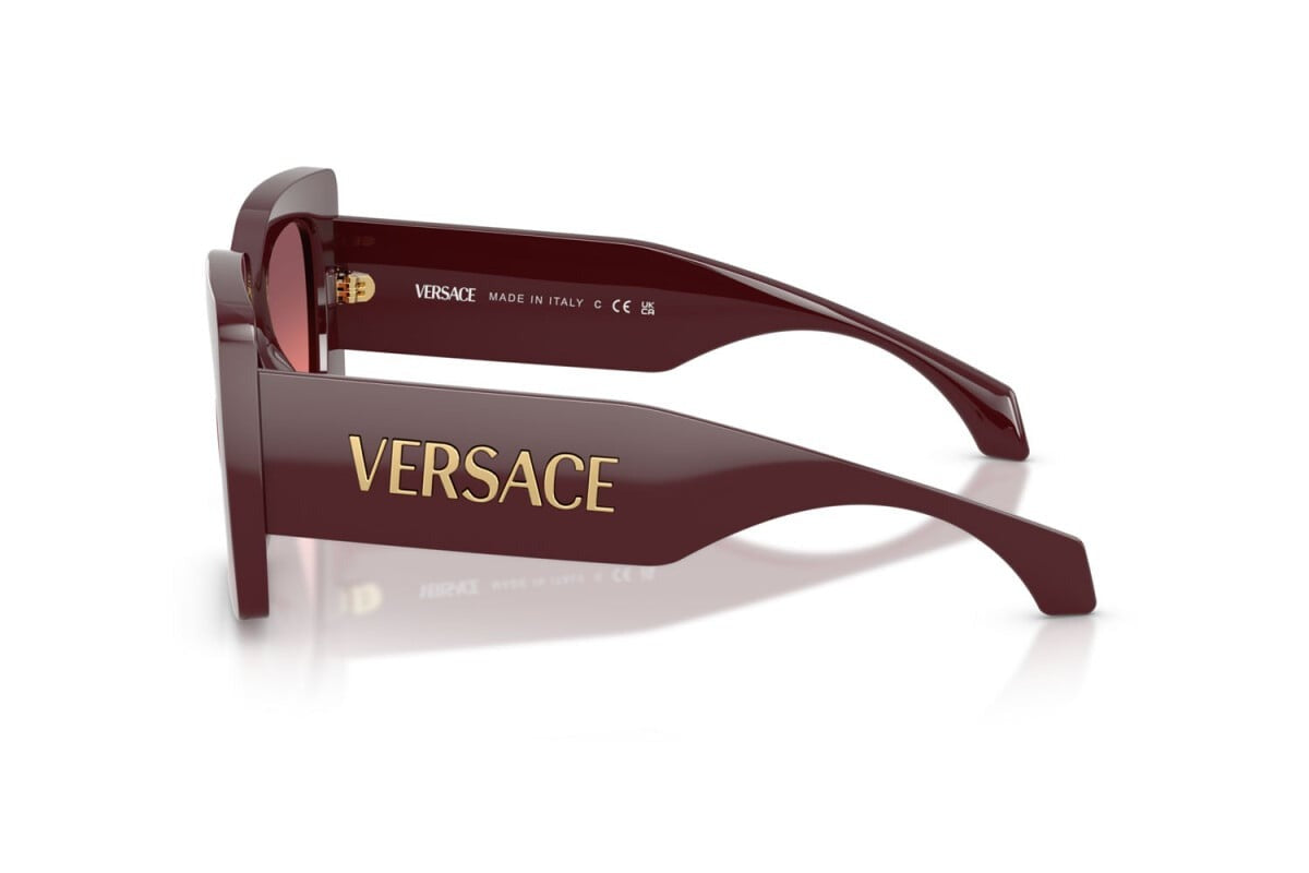 Versace Sunglasses VE4496U 551520 54mm Burgundy / Pink Gradient Violet Lens