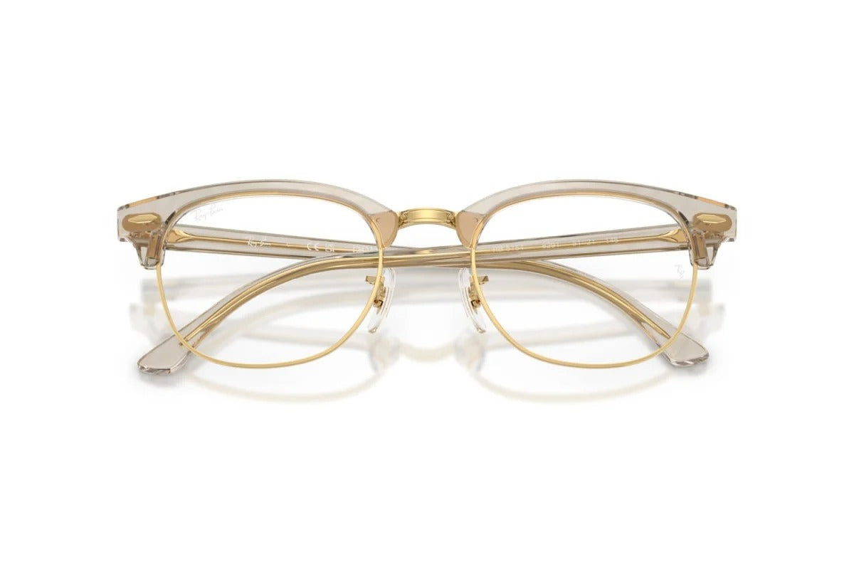 Ray-Ban RX5154 8291 Eyeglasses 53mm Photo Waves Grey / Clear Demo Lens