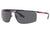 Prada Sunglasses PS51WS DG006F 68mm Black Rubber / Dark Grey Lens