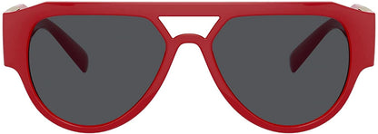 Versace Sunglasses VE4401 530987 57mm Red / Dark Grey Lens