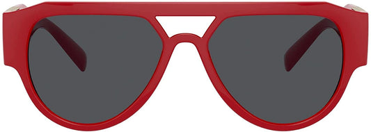 Versace Sunglasses VE4401 530987 57mm Red / Dark Grey Lens
