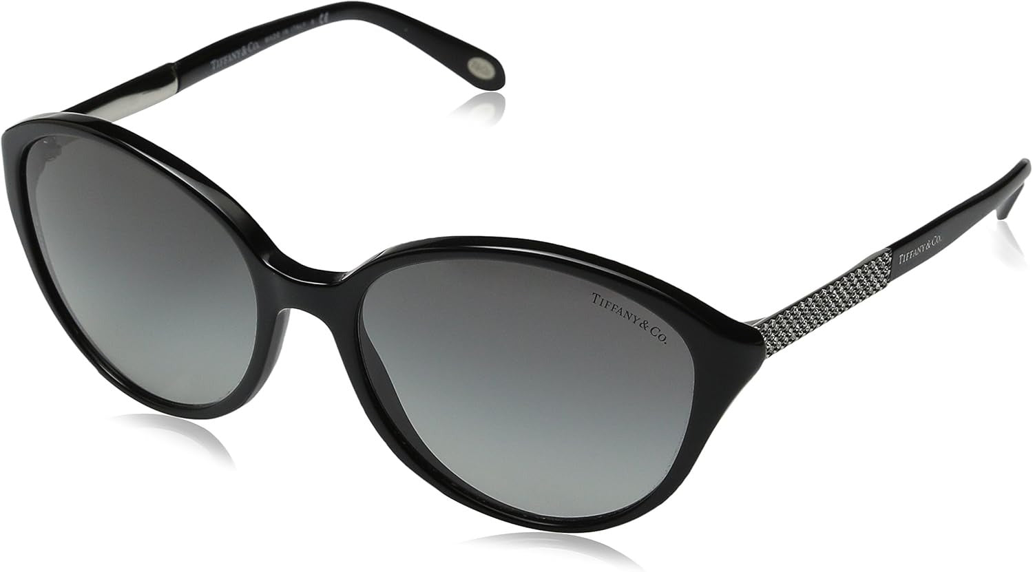 Tiffany & Co VINTAGE Sunglasses TF4073B 80013C 56mm Black / Grey Gradient Lens