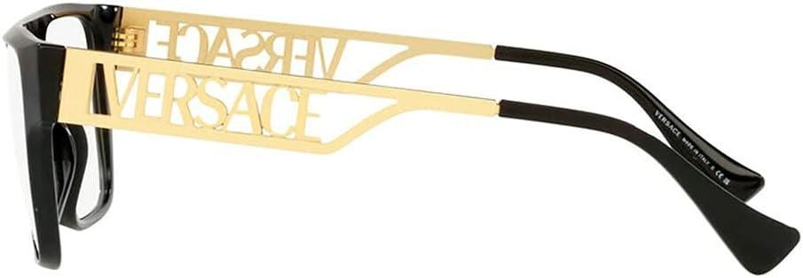 Versace Eyeglasses VE3326U GB1 55mm Black Gold / Demo Lens