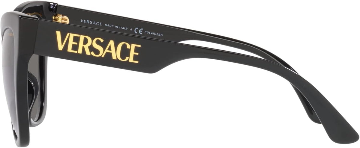 Versace Sunglasses VE4417U GB1/81 56mm Black / Polarized Dark Grey Lens