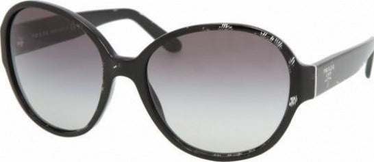 Prada VINTAGE Sunglasses PR06MSA ACF3M1 58mm Black / Grey Gradient Lens