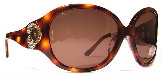 Bvlgari BV8023B 502/73 Sunglasses 63mm Havana / Brown Lens VINTAGE