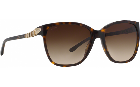 Bvlgari BV8136B 504/13 Sunglasses 57mm Havana / Brown Gradient Lens