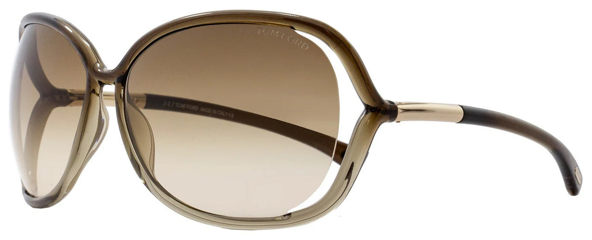 Tom Ford Raquel FT0076 38F Sunglasses Bronze / Brown Gradient Lens