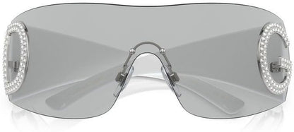 Dolce & Gabbana Sunglasses DG2298B 0687 40mm Light Grey / Light Grey Lens