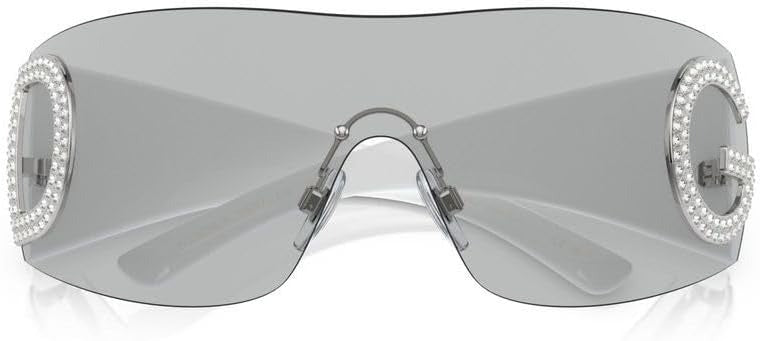 Dolce & Gabbana Sunglasses DG2298B 0687 40mm Light Grey / Light Grey Lens