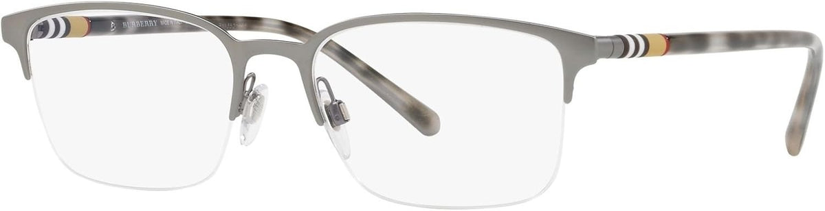 Burberry Eyeglasses BE 1323 1014 54mm Matte Gunmetal / Demo Lens