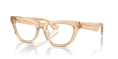 Burberry Eyeglasses BE2406U 4063 52mm Transparent Brown / Demo Lens