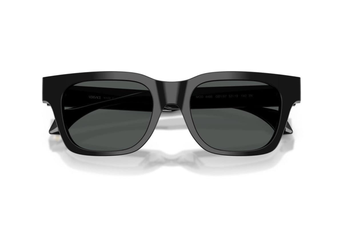 Versace Sunglasses VE4486 GB1/87 52mm Black / Dark Grey Lens