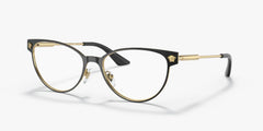 Versace Eyeglasses VE1277 1433 54mm Black Gold / Demo Lens