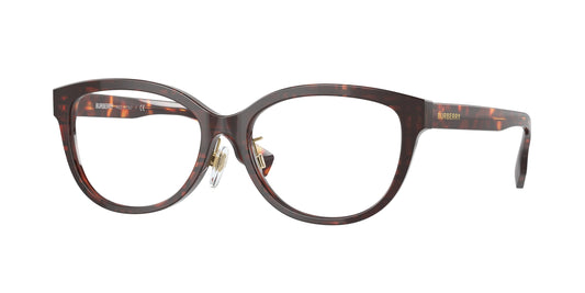 Burberry Eyeglasses BE2357F 3984 54mm Top Check Red Havana / Demo Lens