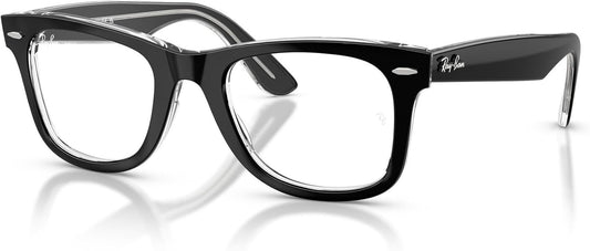 Ray-Ban RX4340V 2034 Eyeglasses 50mm Black On Transparent / Clear Demo Lens
