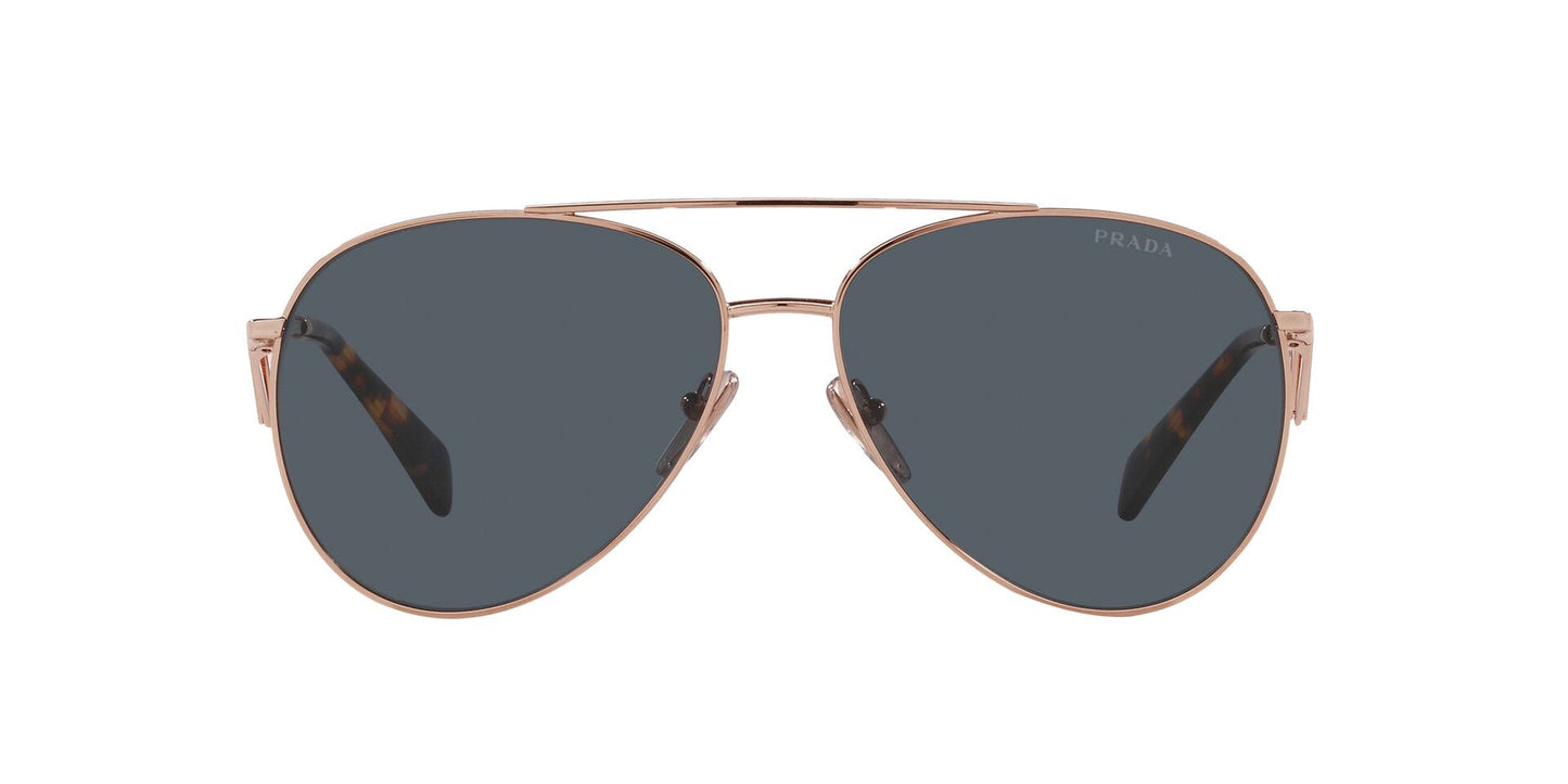 Prada Sunglasses PR73ZS SVF09T 61mm Oro Rosa / Dark Grey Lens