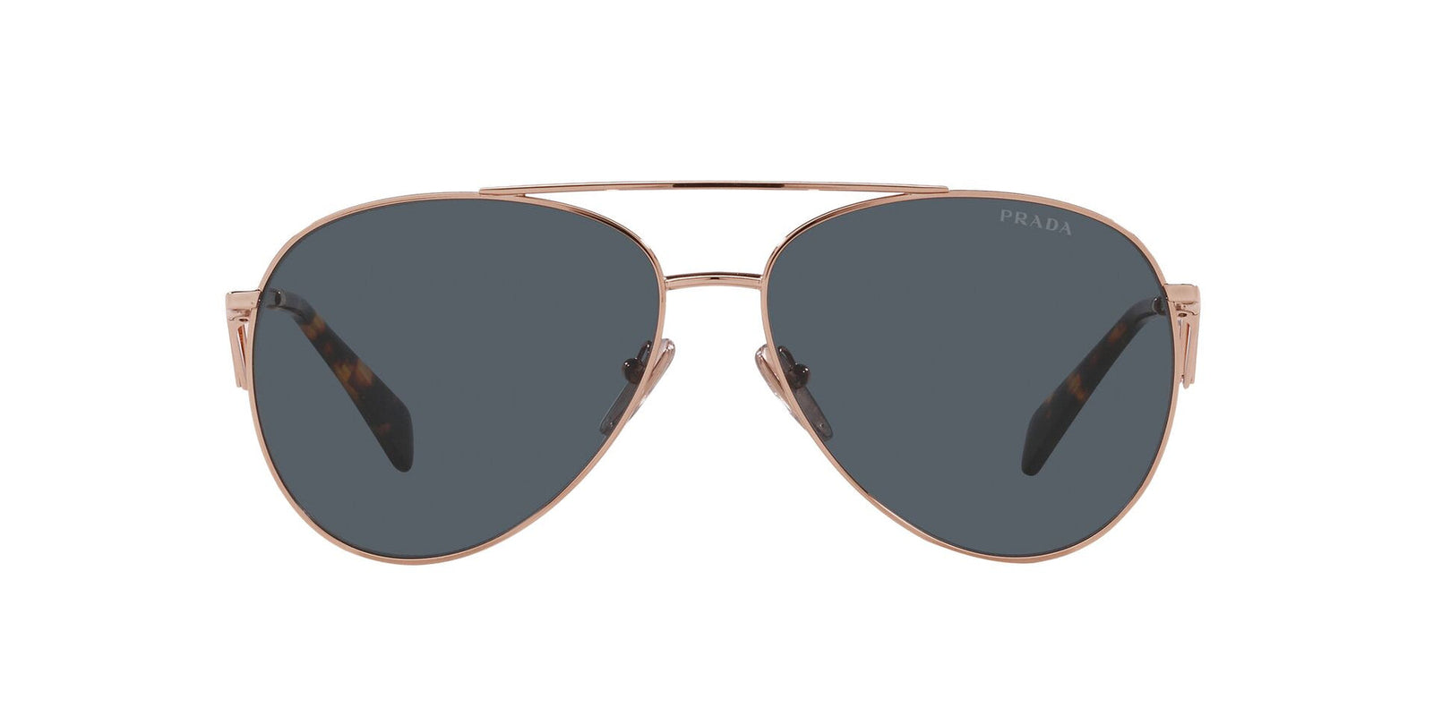 Prada Sunglasses PR73ZS SVF09T 61mm Oro Rosa / Dark Grey Lens