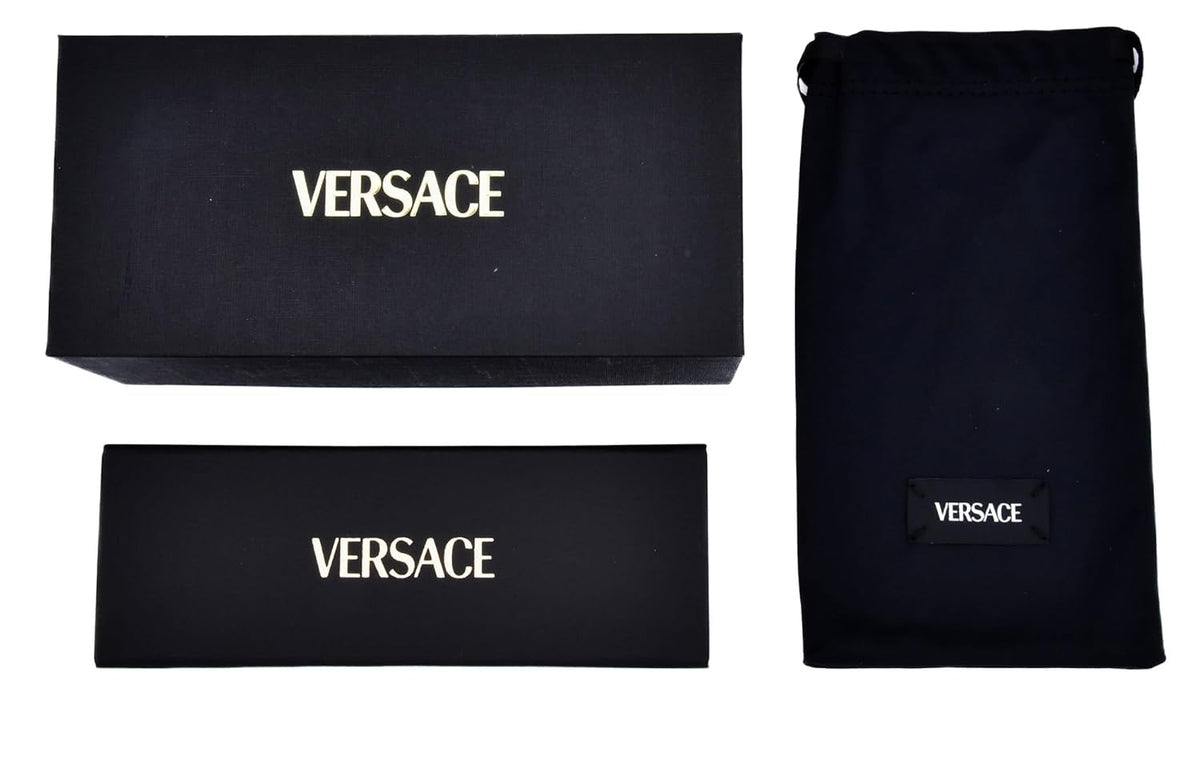 Versace VE4502U 108/87 Sunglasses 58mm Havana / Dark Grey Solid Lens