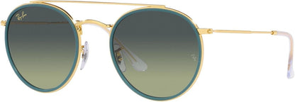 Ray-Ban RB3647N 9235BH Sunglasses 51mm Green Gold / Green Vintage Gradient Lens