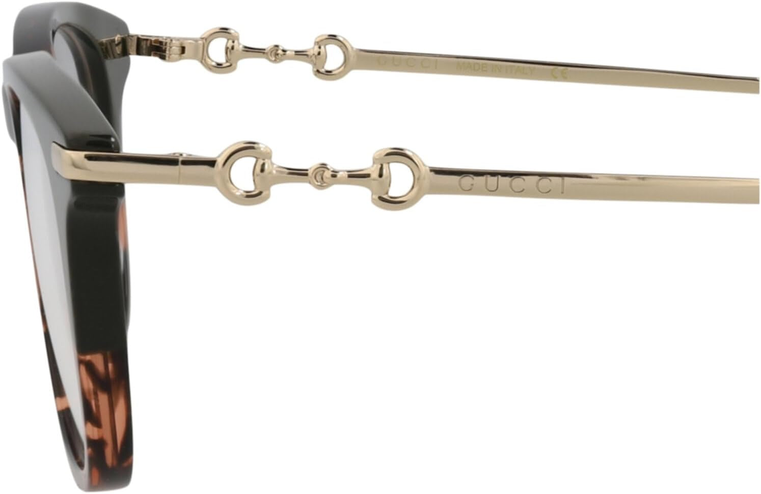 Gucci GG0919O 003 Eyeglasses 50mm Havana Gold / Clear Demo Lens