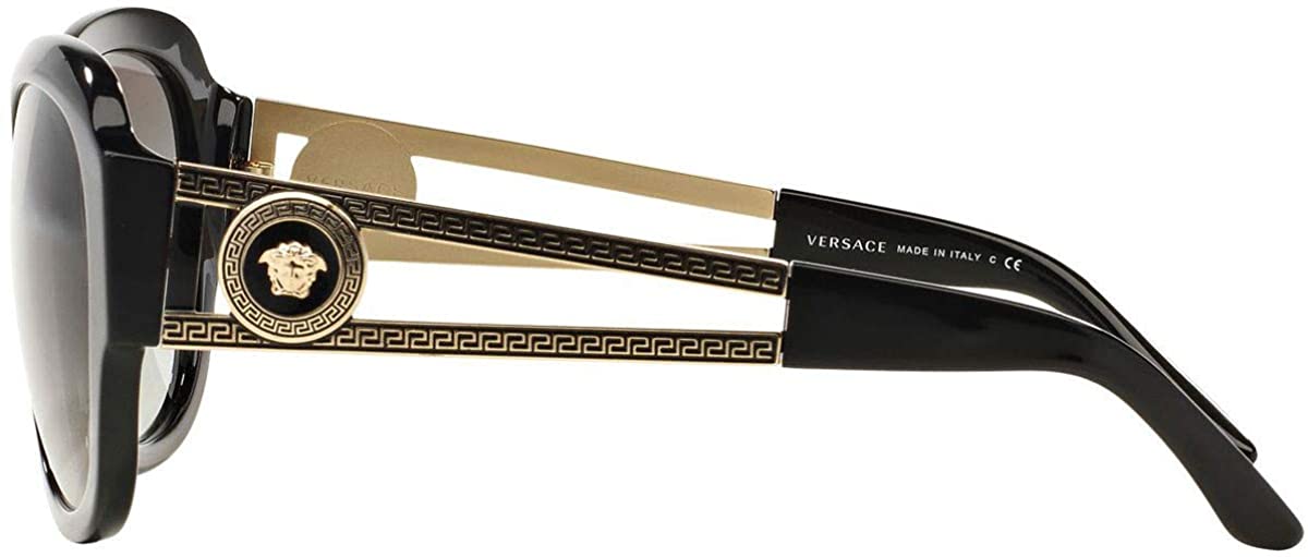 Versace Sunglasses VE4304 GB1-11 57mm Black / Grey Gradient Lens