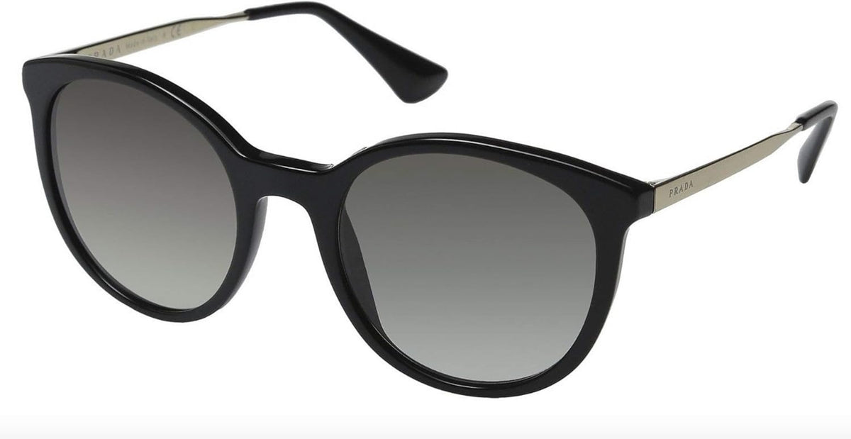 Prada PR17SS 1AB0A7 Sunglasses 53mm Black / Grey Gradient Lens