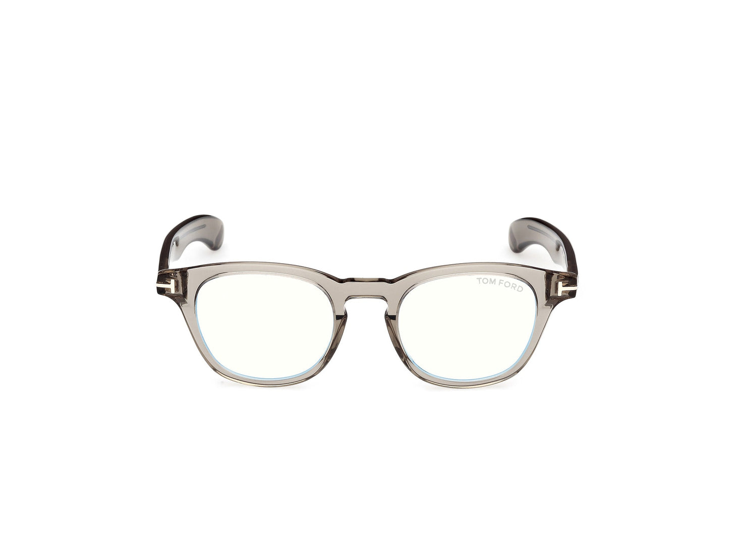 Tom Ford Eyeglasses FT5976-B 093 47mm Shiny Light Green / Blue filter Lens