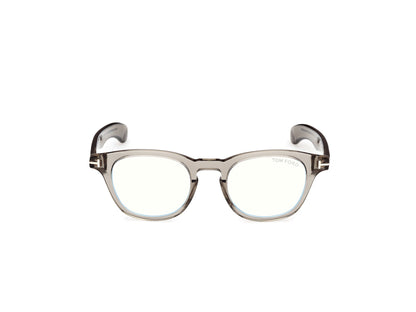 Tom Ford Eyeglasses FT5976-B 093 47mm Shiny Light Green / Blue filter Lens