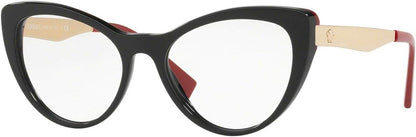 Versace Eyeglasses VE3244 5239 53mm Black / Demo Lens