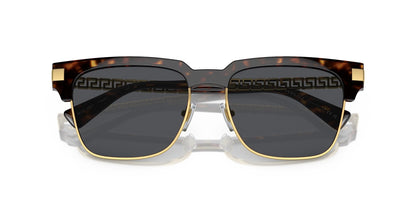 Versace Sunglasses VE4447 108/87 55mm Havana / Dark Grey Lens