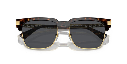 Versace Sunglasses VE4447 108/87 55mm Havana / Dark Grey Lens