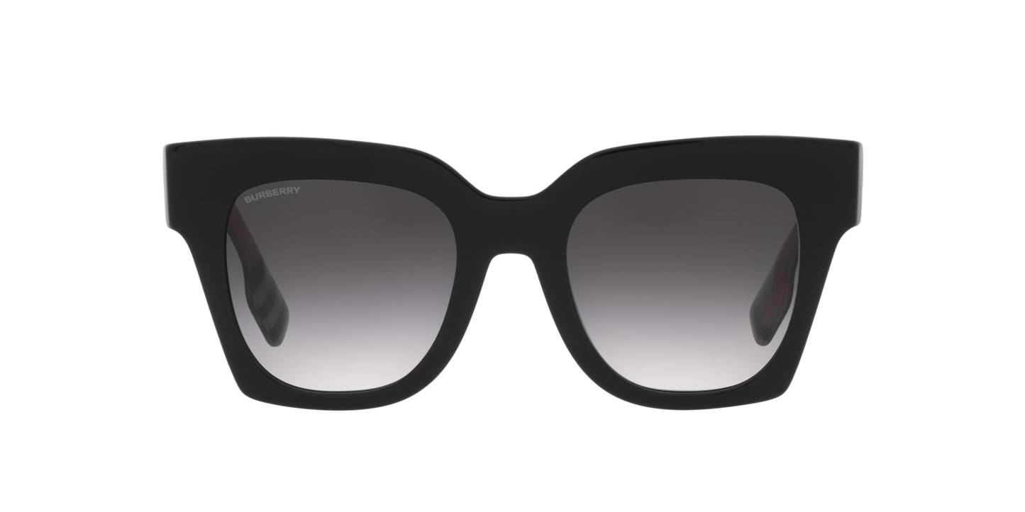 Burberry Sunglasses BE4364 39428G 49mm Black / Grey Gradient Lens