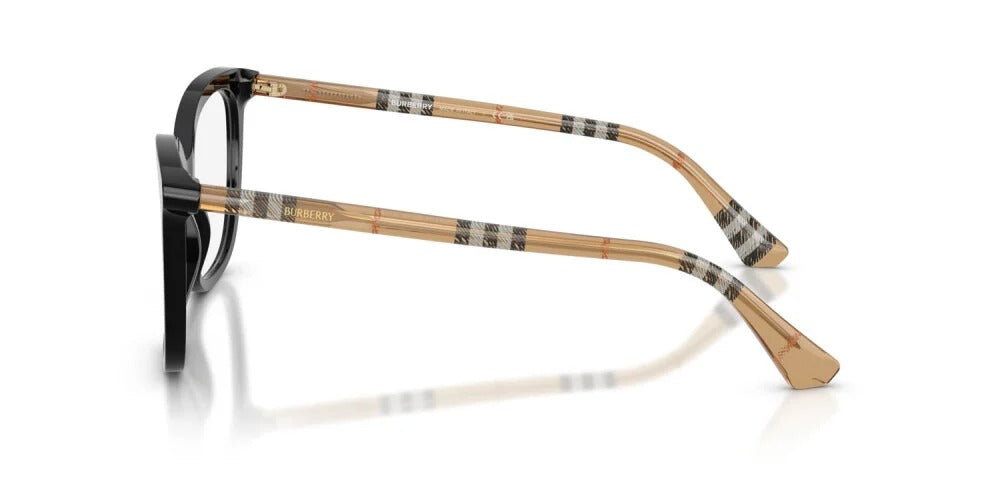 Burberry BE2430 4161 Eyeglasses 53mm Black / Clear Demo Lens