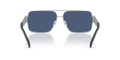 Versace Sunglasses VE2290 100180 61mm Silver / Dark Blue Lens