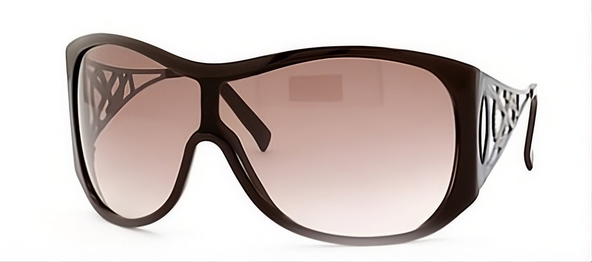 Saint Laurent YSL 6107/S KPZ-DL Sunglasses Ruthenium Strass/Brown Gradient Lens