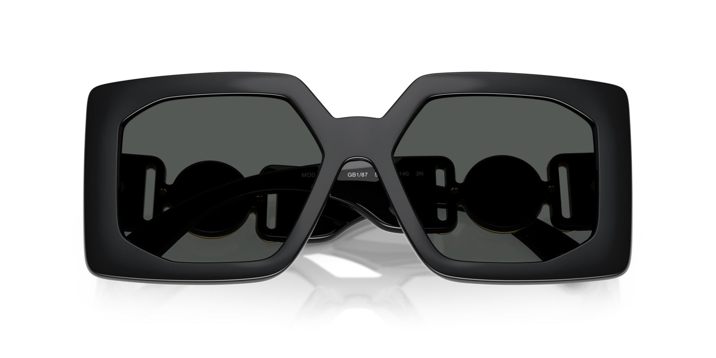 Versace Sunglasses VE4478U GB187 55mm Black / Dark Grey Lens