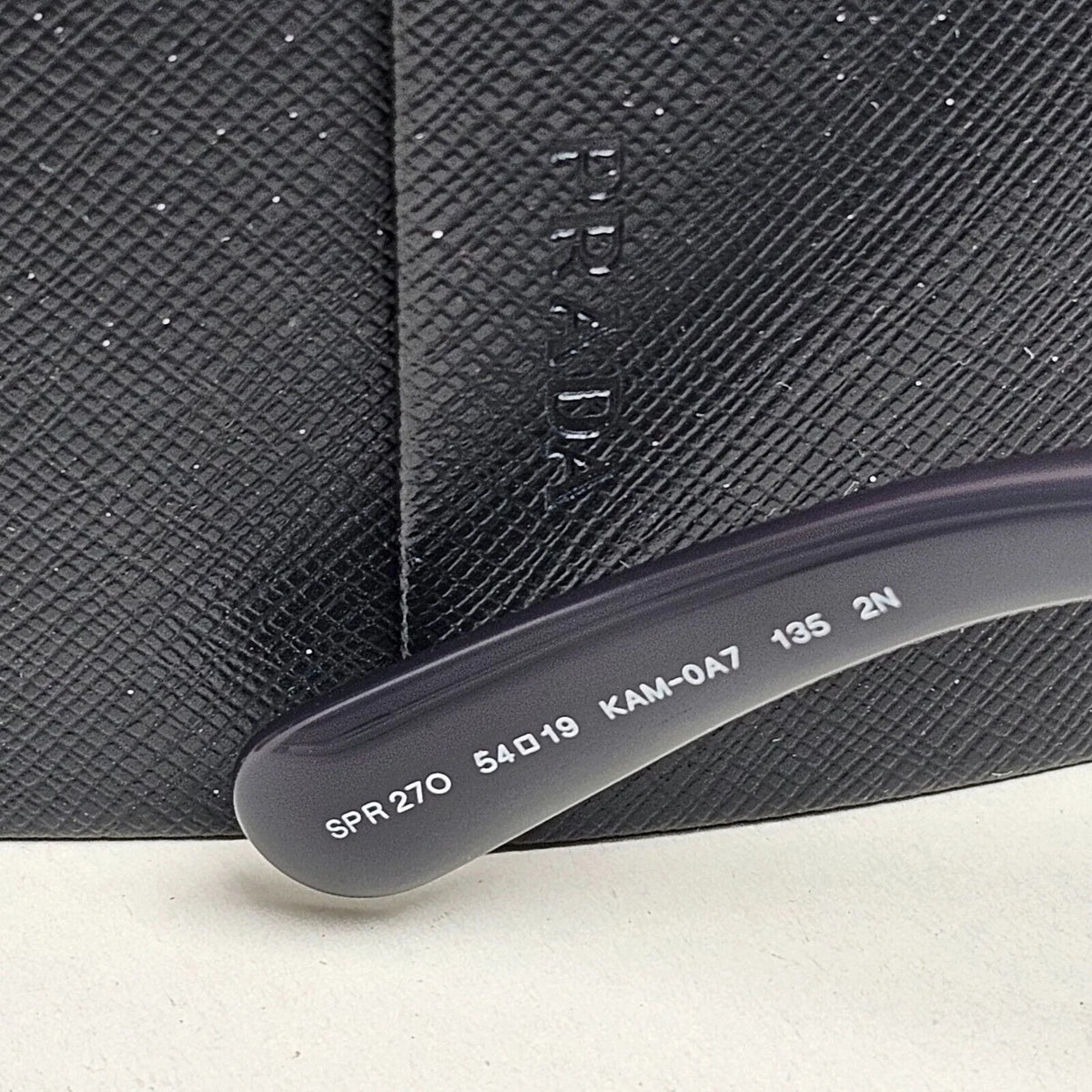 Prada Baroque Sunglasses PR27OS KAM0A7 54mm Transparent Grey/Grey Gradient Lens