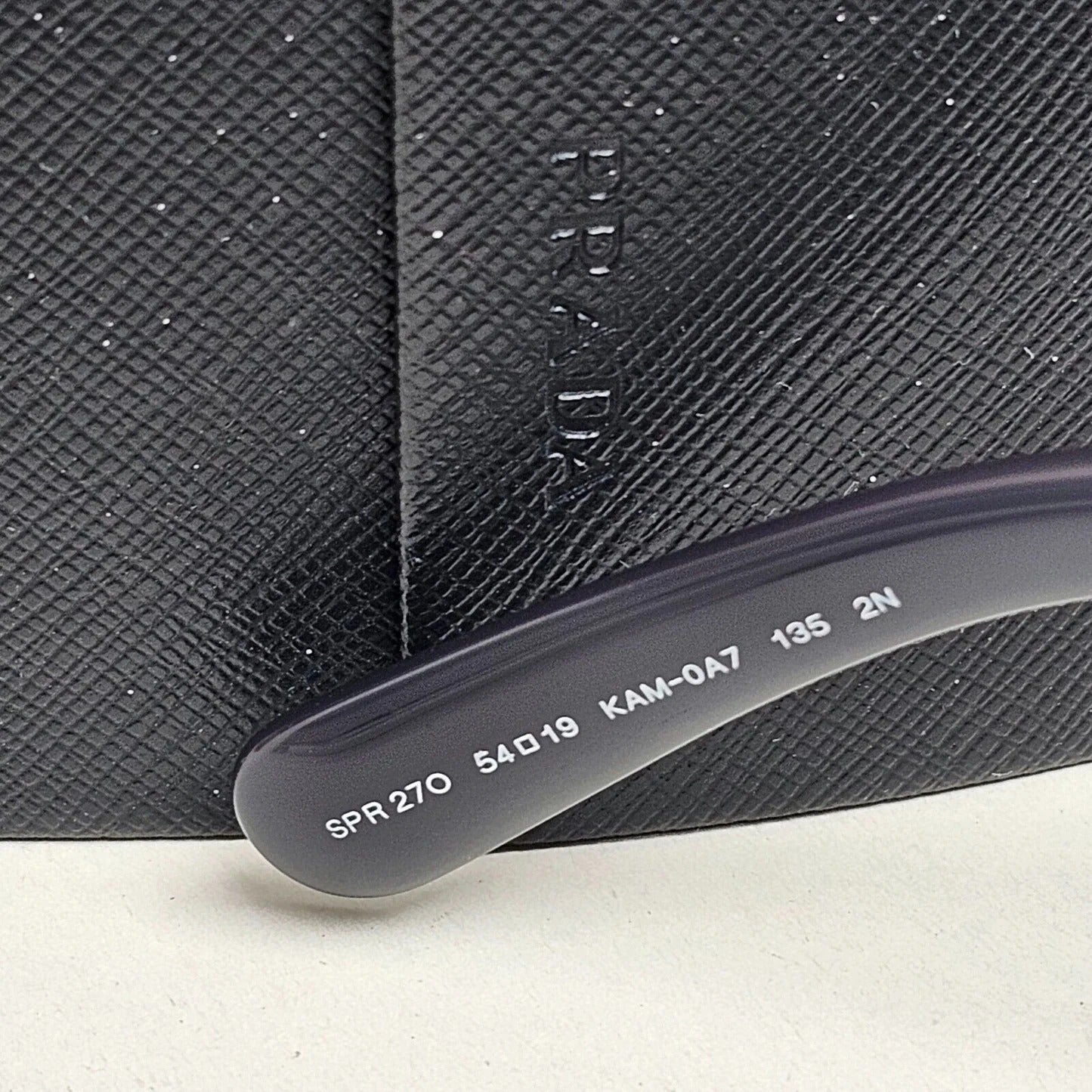 Prada Baroque Sunglasses PR27OS KAM0A7 54mm Transparent Grey/Grey Gradient Lens