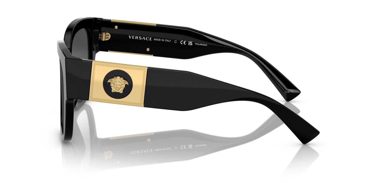 Versace Sunglasses VE4437U GB1T3 54mm Black / Polar Grey Gradient Lens