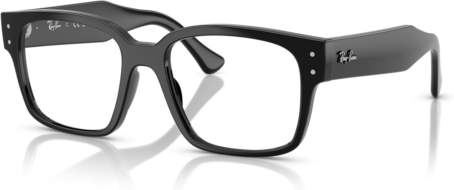 Ray-Ban RX7256 8260 Eyeglasses 51mm Black / Clear Demo Lens