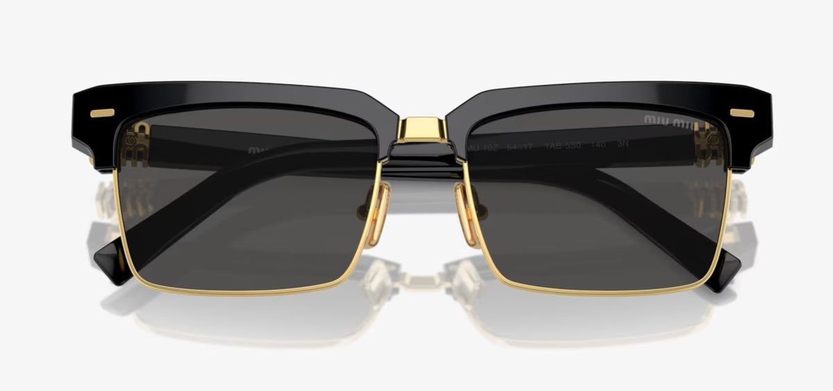 Miu Miu Sunglasses MU 10ZS 1AB-5S0 54mm Black / Dark Grey Lens