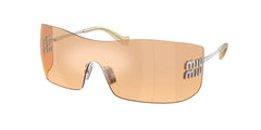 Miu Miu MU B53S 1BC80Y Sunglasses Silver / Orange Silver Gradient Mirror Lens