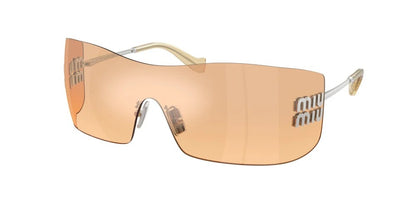 Miu Miu MU B53S 1BC80Y Sunglasses Silver / Orange Silver Gradient Mirror Lens