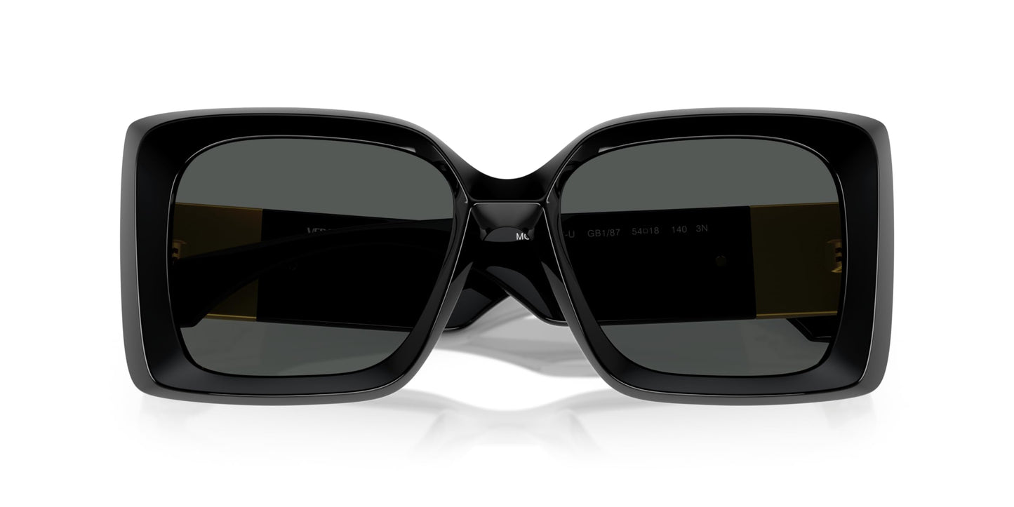 Versace Sunglasses VE4467U GB187 54mm Black / Dark Grey Lens