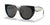 Prada Sunglasses PR14WS 09Q5S0 52mm Black Talc / Dark Grey Lens